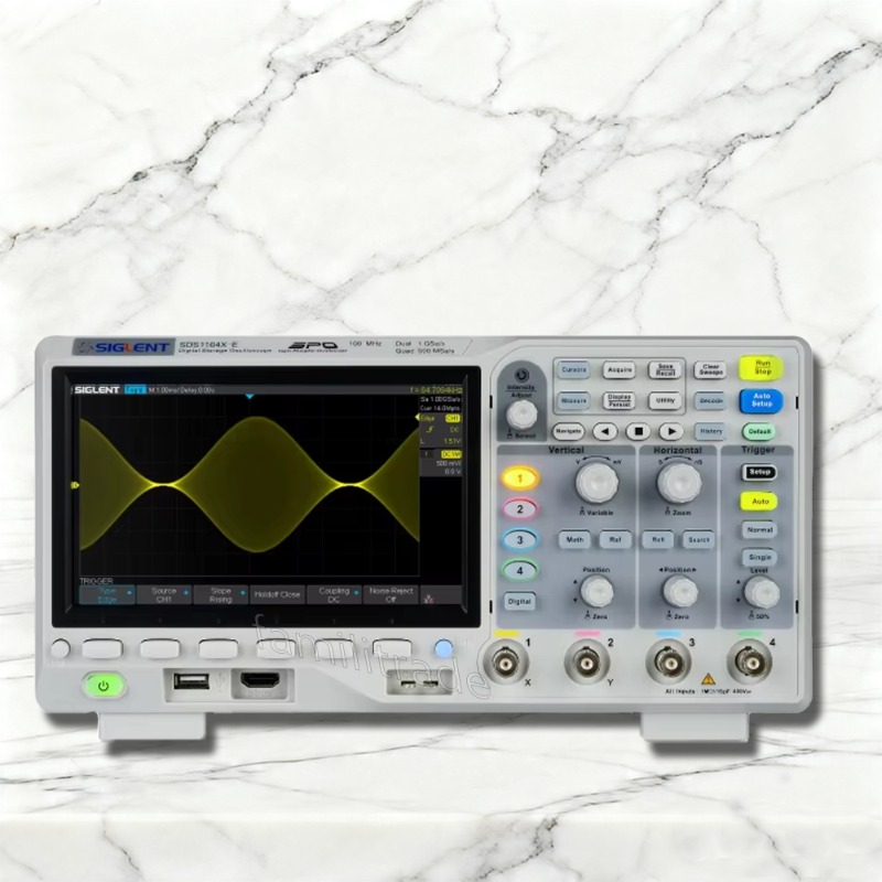 Digital Storage Oscilloscope 100Mhz 4Ch - 1PC SIGLENT SDS1104X-E 100MHz 4CH digitale
