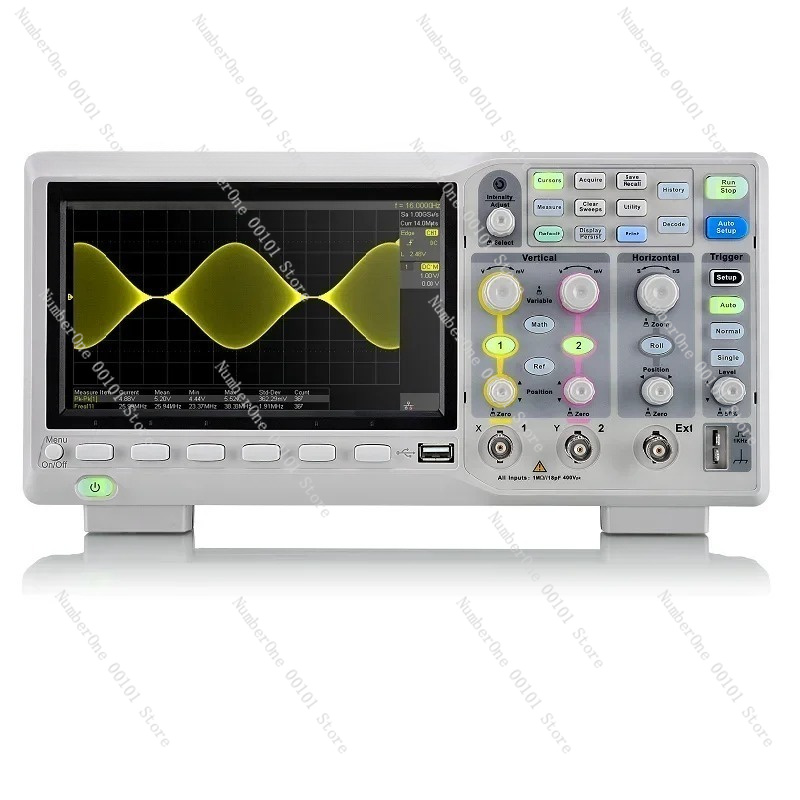 Digital Storage Oscilloscope 100Mhz 4Ch - SDS1204X-E SDS1104X-E 4-kanaals superfosforoscilloscoop, 200MHz 100MHz