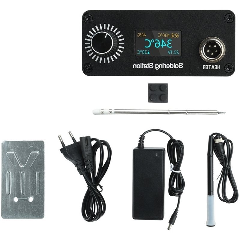【A56X】T12 Draagbaar mini digit - Soldering Station T12 Oled recensie en prijs