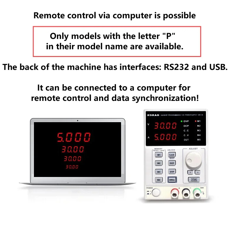 30V 60V 2A 3A 5A 10A Lineaire  - Programmable Dc Power Supply 60V 5A recensie en prijs