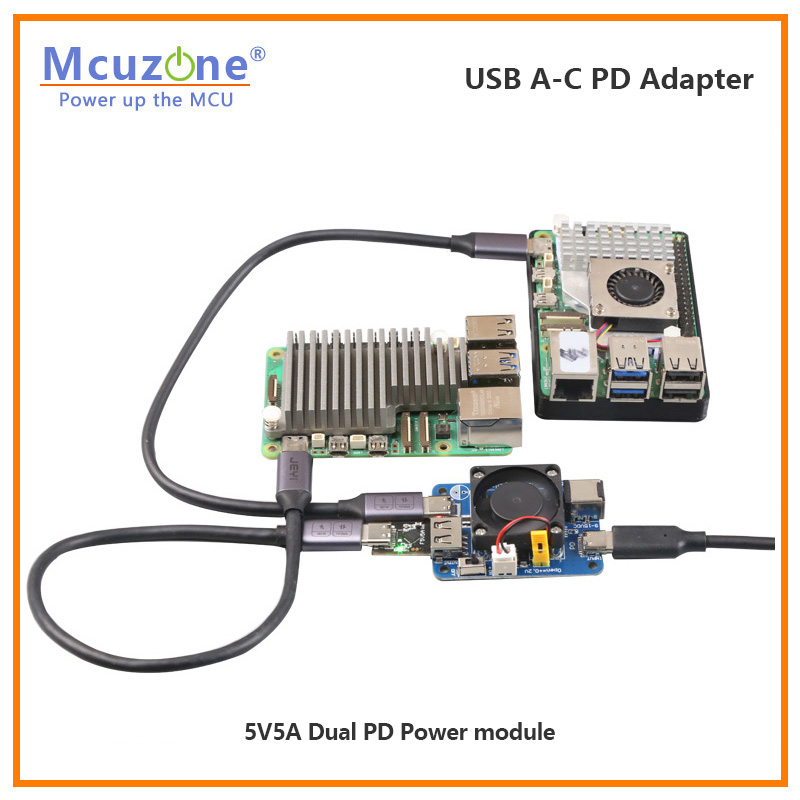 Raspberry Pi5 USB A-C PD-adapt - Banana Pi Bpi-M5 recensie en prijs