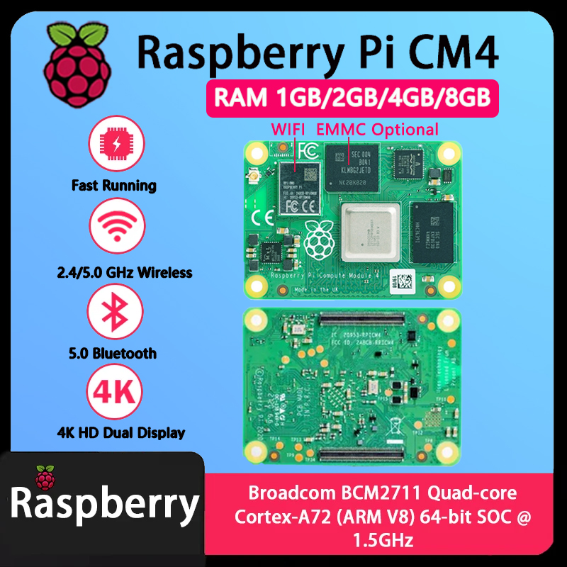 Raspberry Pi CM4 1GB/2GB/4GB/8 - Raspberry Pi Compute Module 4 8Gb 32Gb recensie en prijs