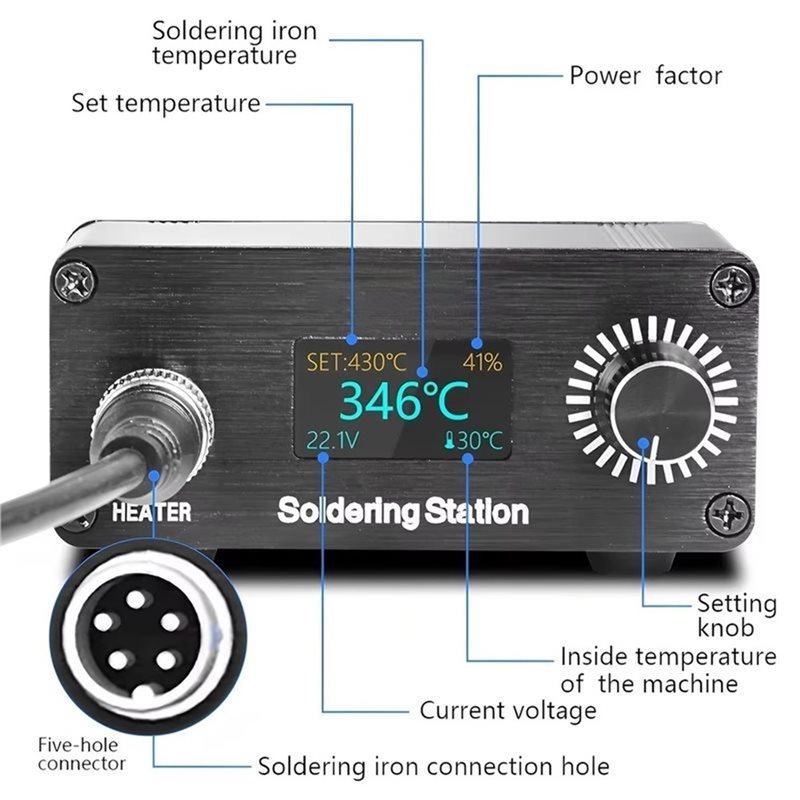 AB11-T12 Voor thuisreparatie S - Soldering Station T12 Oled recensie en prijs