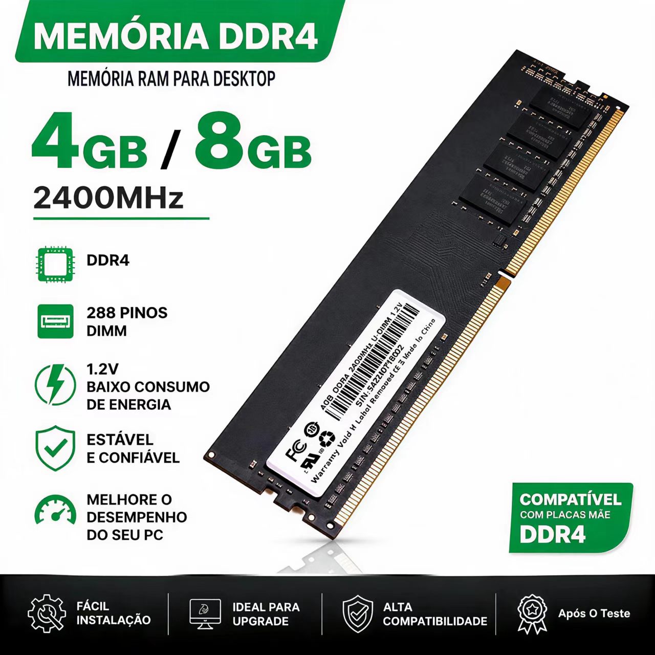 DDR4 RAM 4GB 8GB 2400MHz Deskt - Khadas Vim4 8Gb recensie en prijs
