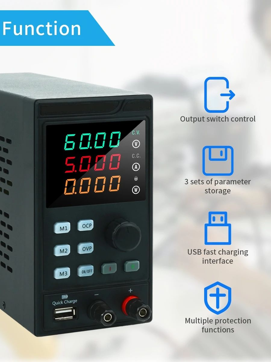Myami 30V 32V 10a Met Usb/Rs48 - Programmable Dc Power Supply 60V 5A recensie en prijs