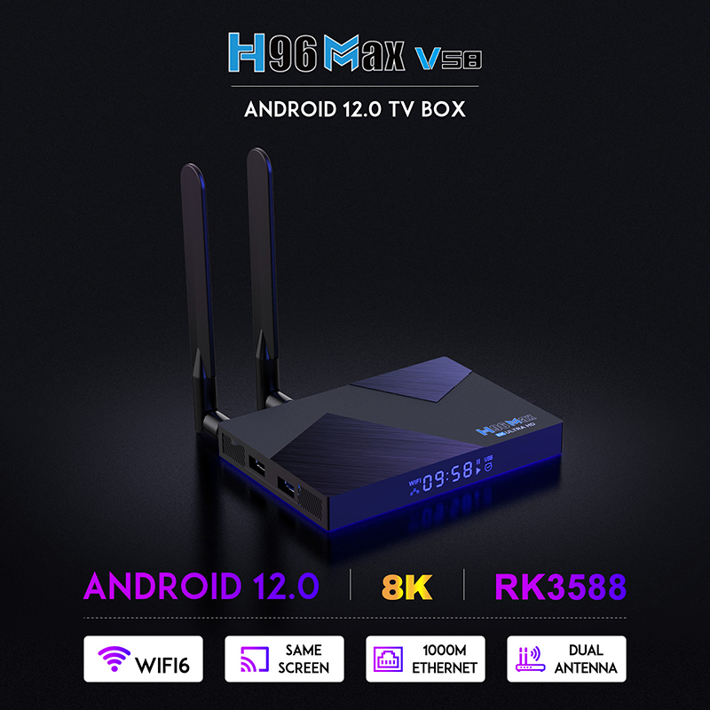 H96 MAX V58 Rockchip RK3588 Oc - Khadas Vim4 8Gb recensie en prijs