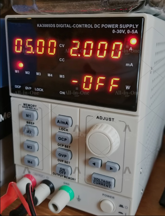 KA3003D / KA3005P Digitale pro - Programmable Dc Power Supply 60V 5A recensie en prijs
