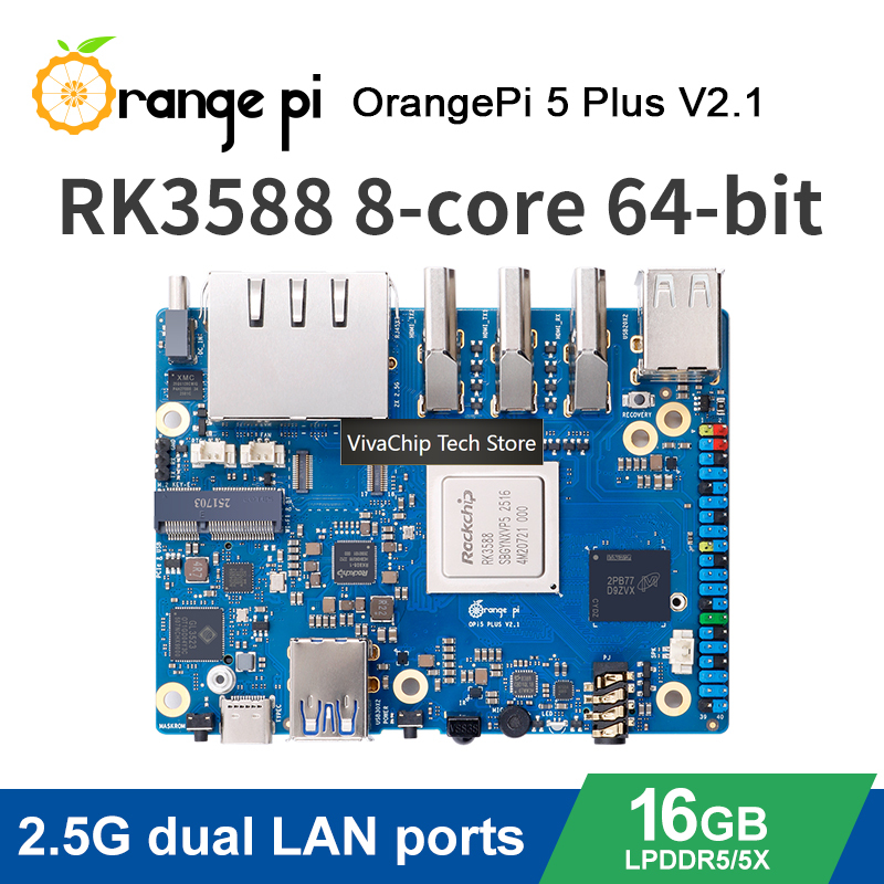 VivaCTOrange Pi 5 Plus Mini PC - Orange Pi 5 Plus 16Gb recensie en prijs